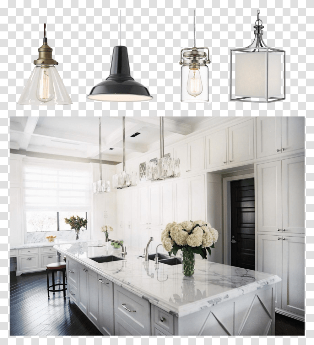 Beautiful White Kitchens With Black Counter Tops, Indoors, Room, Kitchen Island, Interior Design Transparent Png