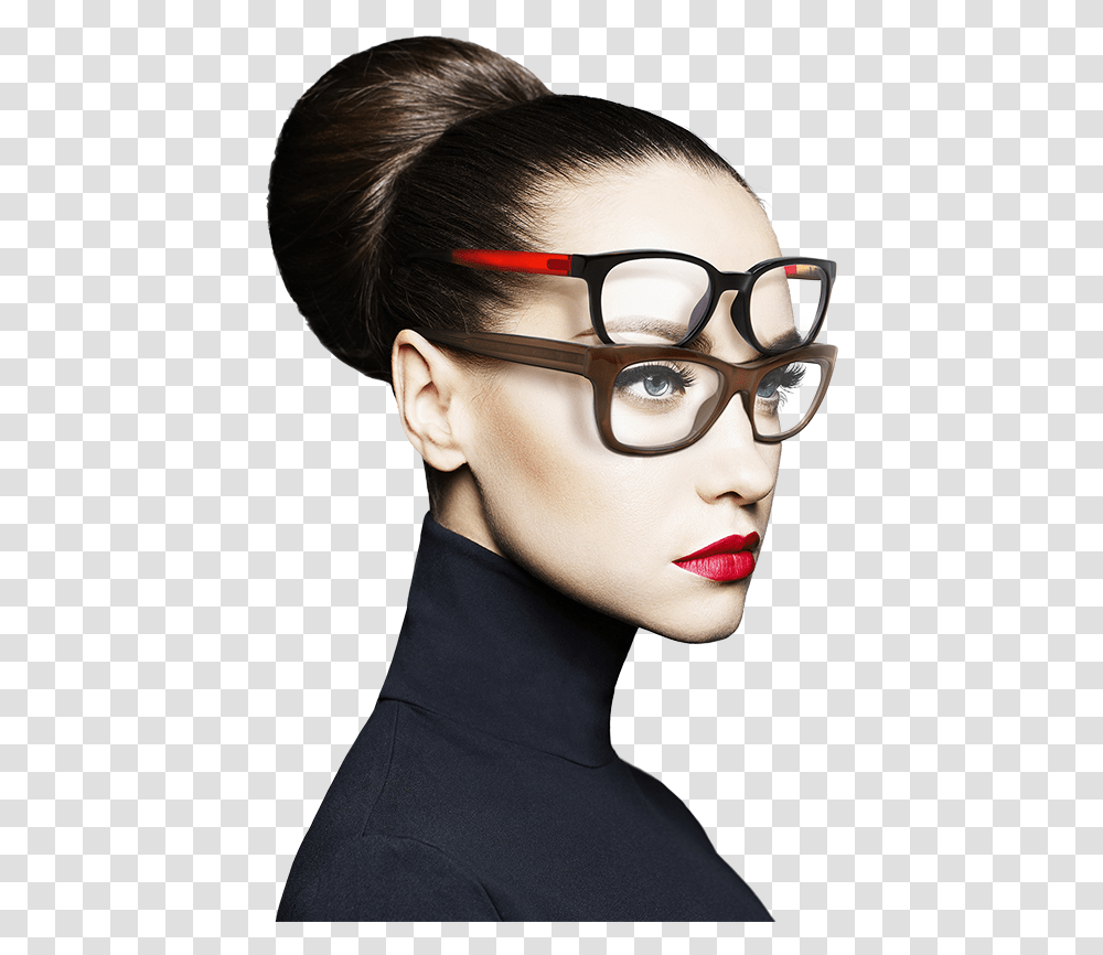 Beautiful Woman Lady Eyeline, Glasses, Accessories, Accessory, Person Transparent Png