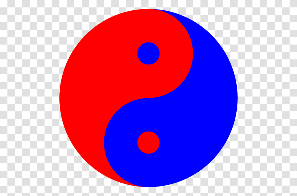 Beautifully You Have The Red Paint Around The Joker Yin Yang Red And Blue, Number, Alphabet Transparent Png