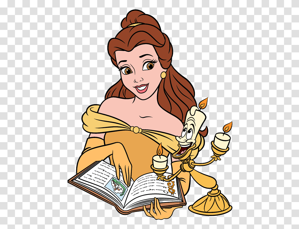 Beauty And The Beast Belle, Person, Human, Reading, Drawing Transparent Png