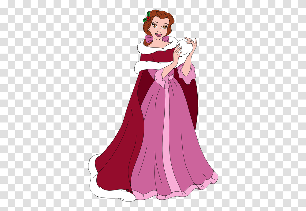 Beauty And The Beast Belle & Clipart Free Christmas Belle Beauty And The Beast, Dress, Clothing, Female, Person Transparent Png
