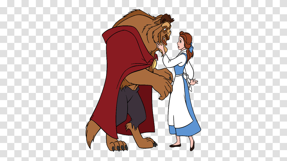 Beauty And The Beast Clipart, Person, Human, Cloak, Fashion Transparent Png