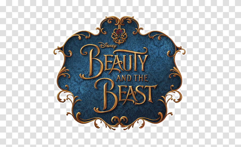 Beauty And The Beast Coloring Pages Print, Logo, Plaque Transparent Png