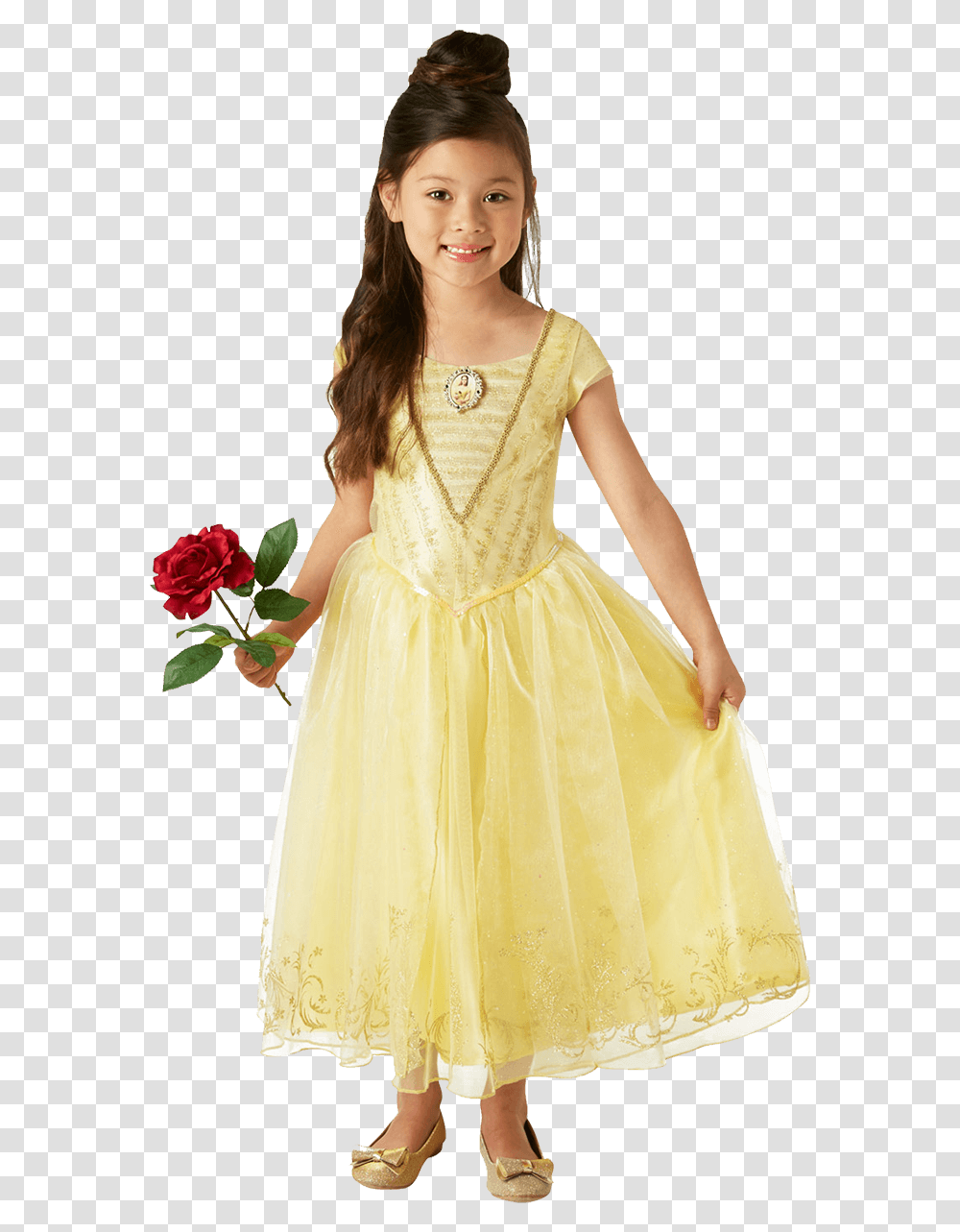 Beauty And The Beast Costume For Kids, Dress, Female, Person Transparent Png