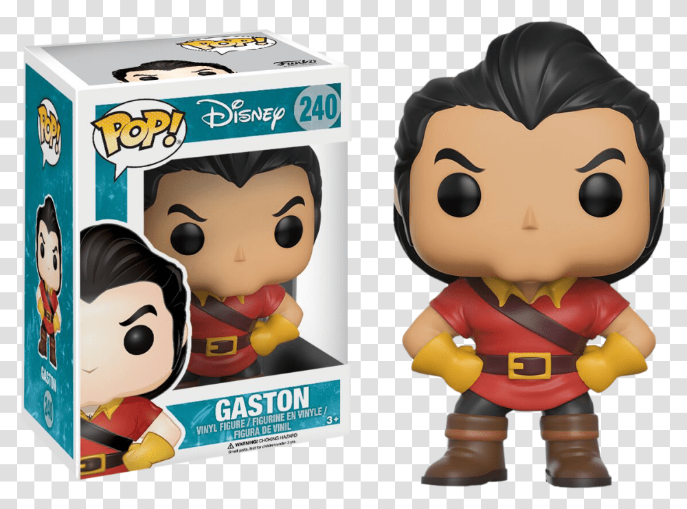 Beauty And The Beast Gaston Funko Pop, Person, Toy, People Transparent Png
