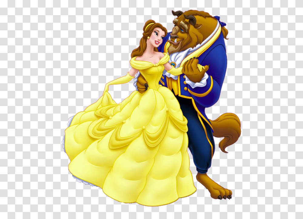 Beauty And The Beast Logo Beauty And The Beast, Person, Performer, Figurine Transparent Png