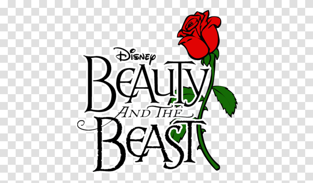Beauty And The Beast Logo, Plant, Alphabet, Rose Transparent Png