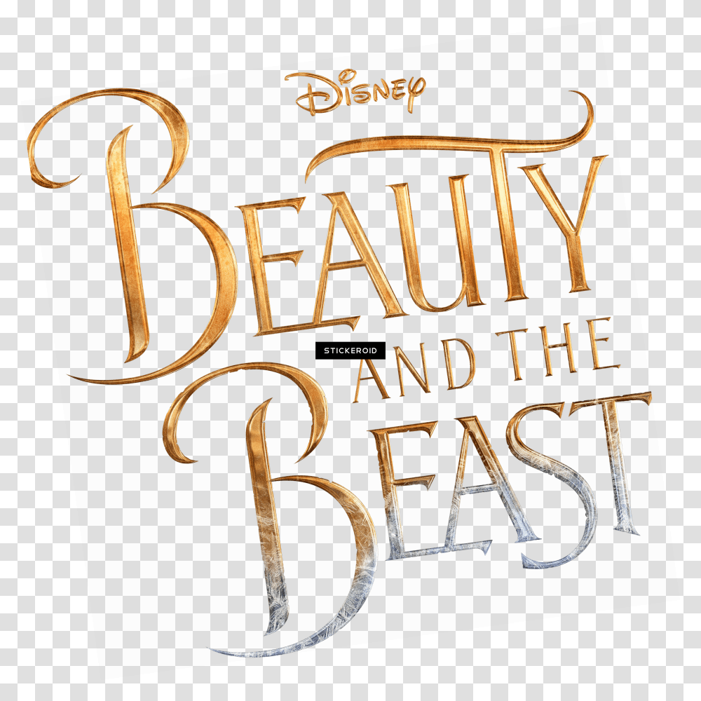 Beauty And The Beast New Logo Beauty And The Beast Disney Beauty And The Beast Logo Transparent Png