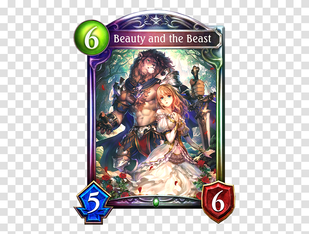 Beauty And The Beast Shadowverse Beauty And The Beast, Comics, Book, Person, Manga Transparent Png