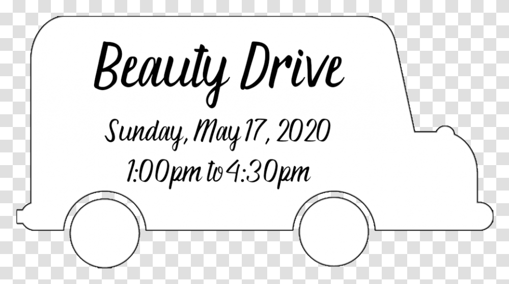 Beauty Bus Foundation Beauty Drive May 17 2020 Line Art, Transportation, Vehicle, Van Transparent Png