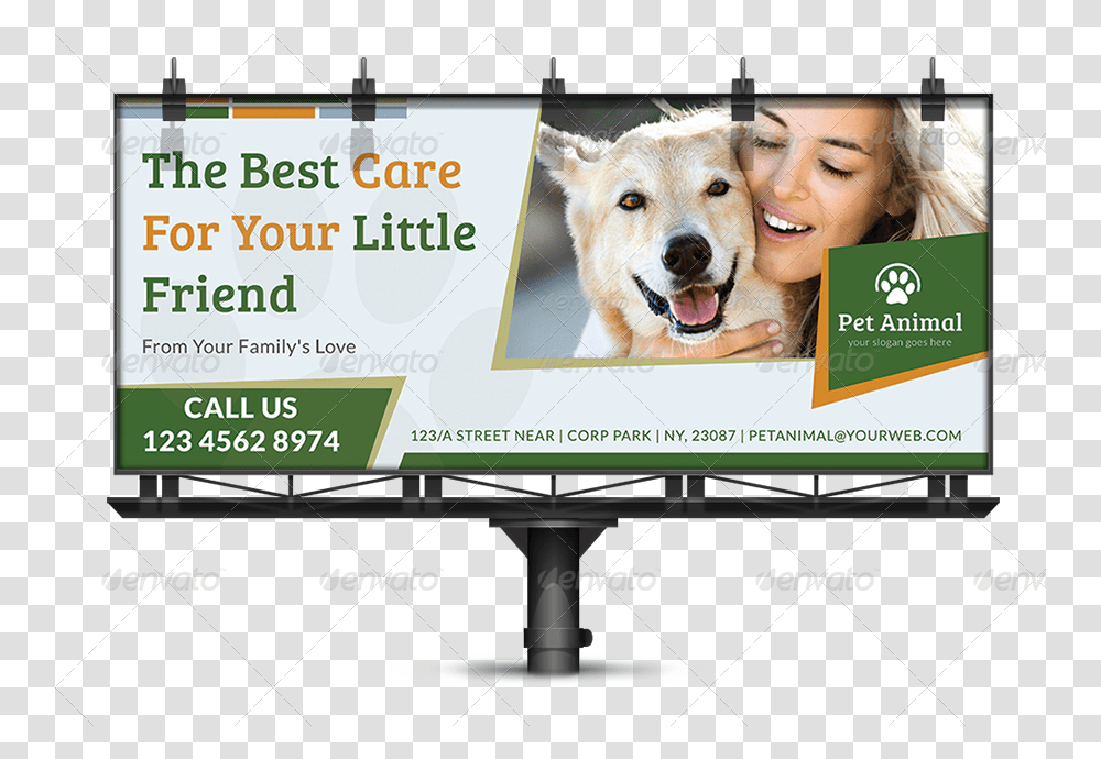Beauty Parlour Banner Advertisement, Billboard, Dog, Pet, Canine Transparent Png