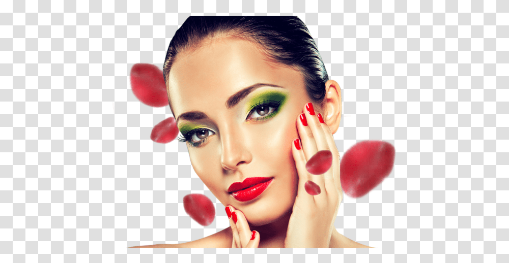 Beauty Parlour Images, Face, Person, Lipstick, Cosmetics Transparent Png