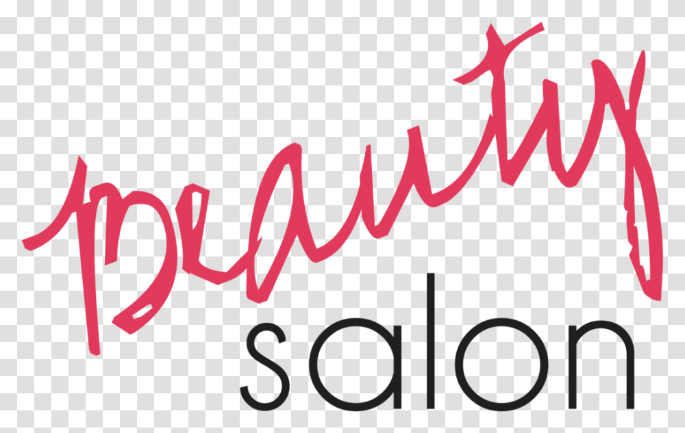 Beauty Salon Clipart Beauty Salon Text, Calligraphy, Handwriting, Poster, Advertisement Transparent Png