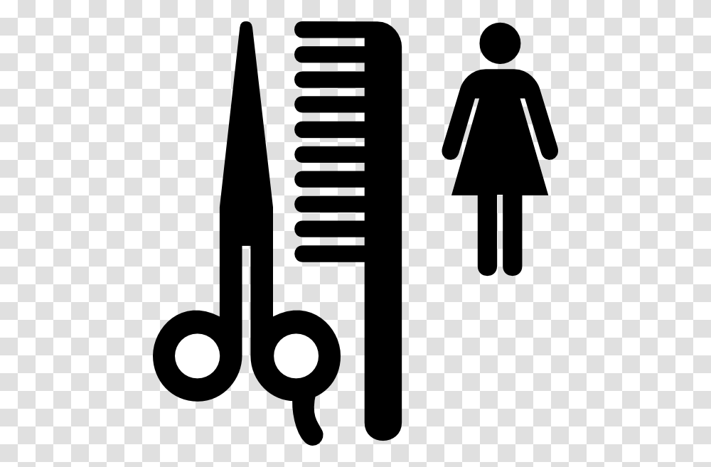 Beauty Salon Sign Clip Art, Comb Transparent Png