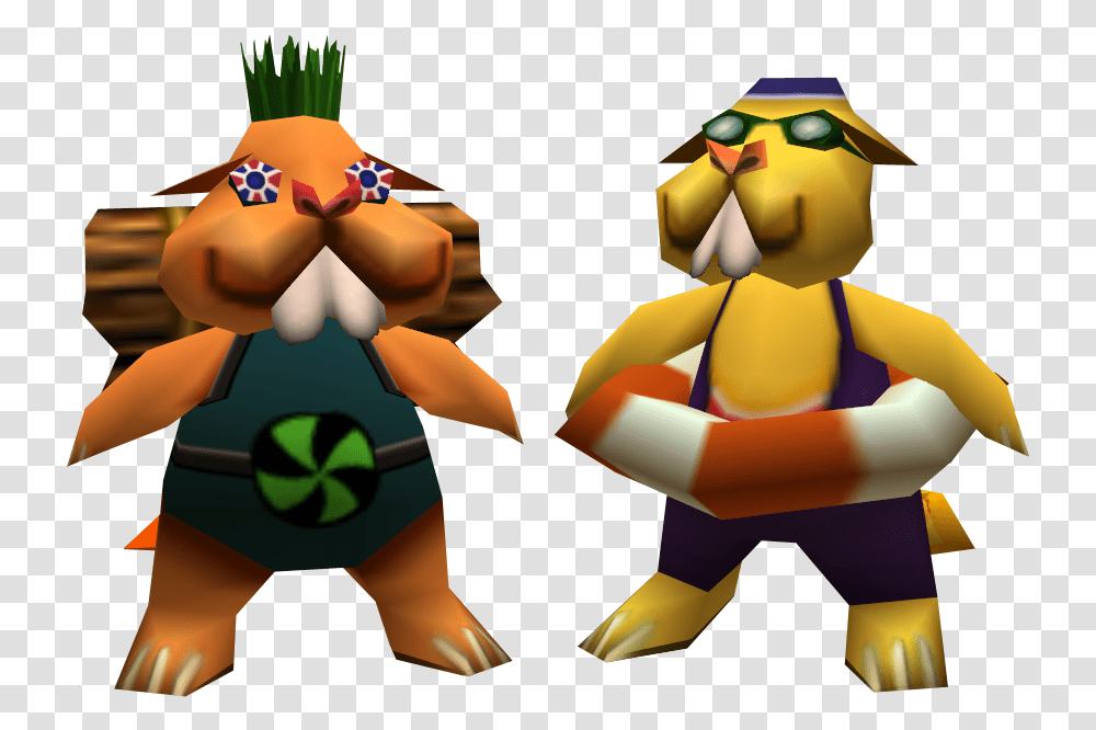 Beaver Brothers Majora's Mask Beavers, Plant, Toy, Hand, Person Transparent Png