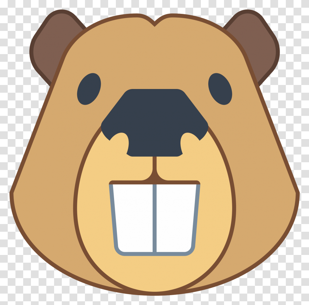 Beaver Clipart Emoji Beaver Face, Teeth, Mouth, Plant, Plush Transparent Png