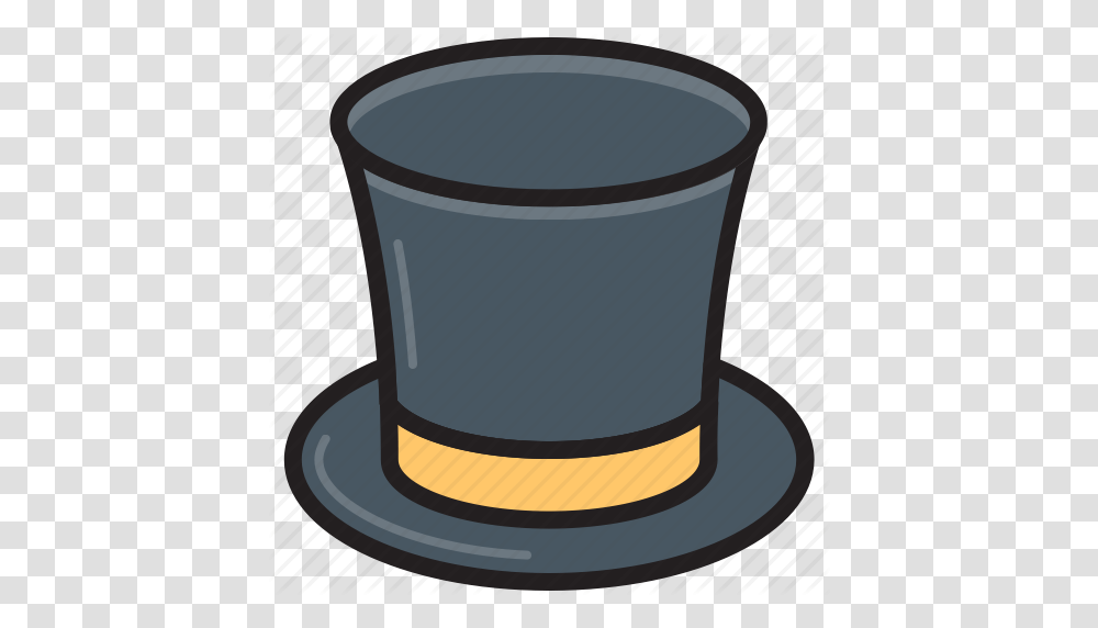 Beaver Hat High Hat Tall Hat Top Hat Victorian Hat Icon, Apparel, Tape, Cup Transparent Png