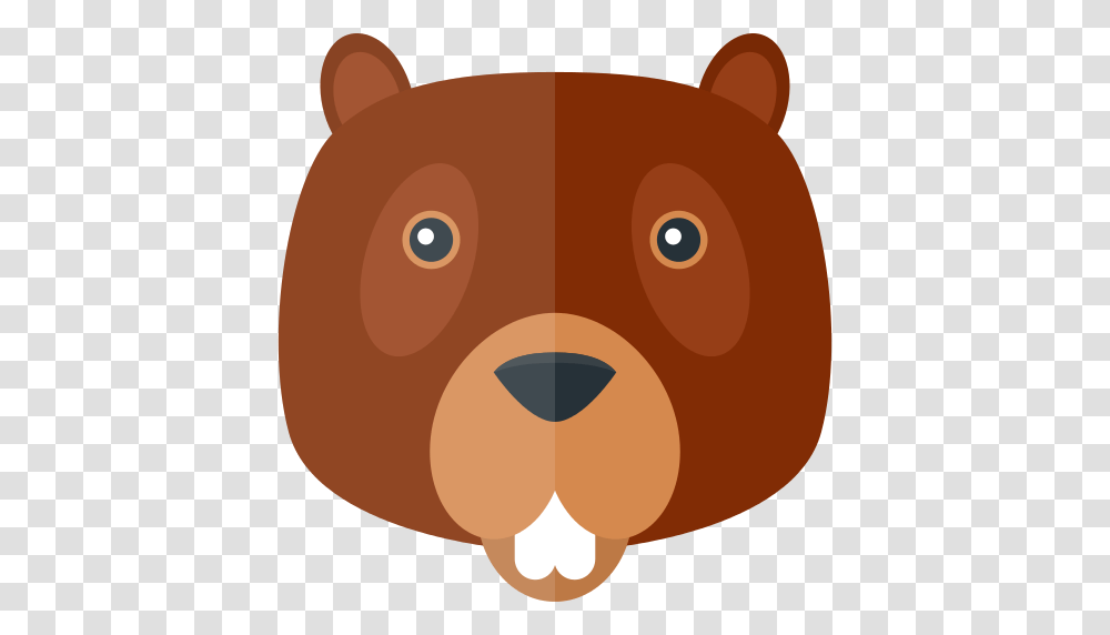 Beaver Icon, Snout, Mammal, Animal, Plant Transparent Png