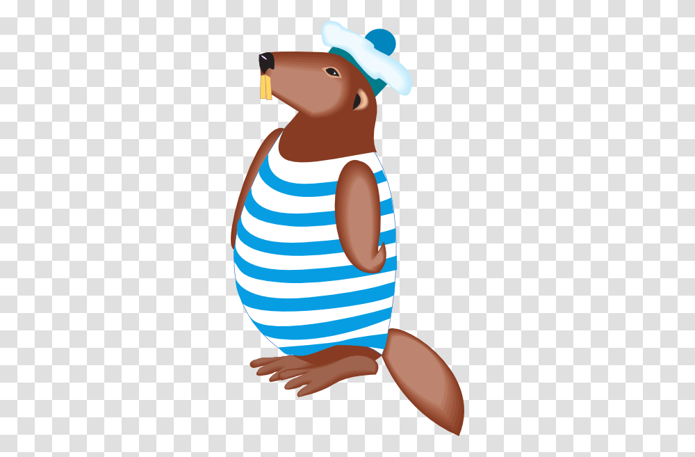 Beaver In Swimsuit Clip Art, Toy, Apparel, Egg Transparent Png