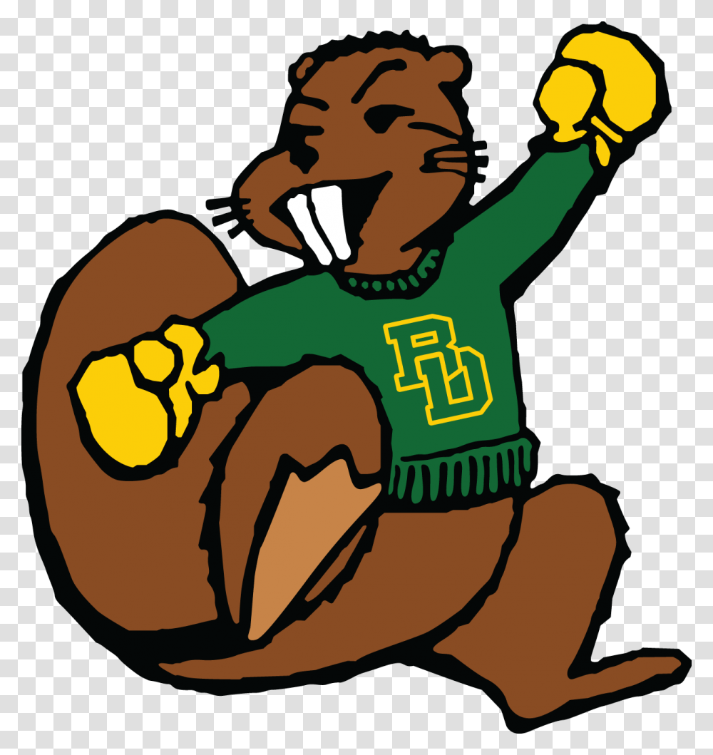 Beaver Mascot Beaver Dam High School Logo, Person, Plant, Eating, Food Transparent Png
