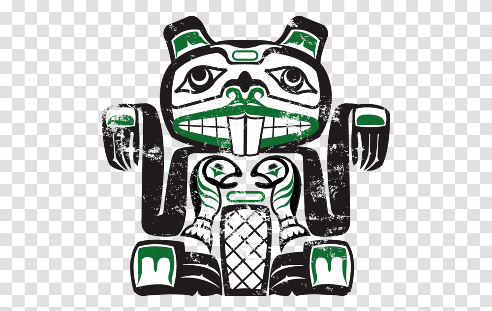 Beaver Native American Totem Draw Totem Pole Animals, Architecture, Building, Robot, Symbol Transparent Png
