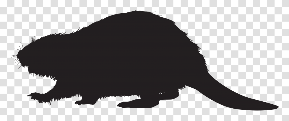 Beaver Silhouette Clip Art, Animal, Mammal Transparent Png