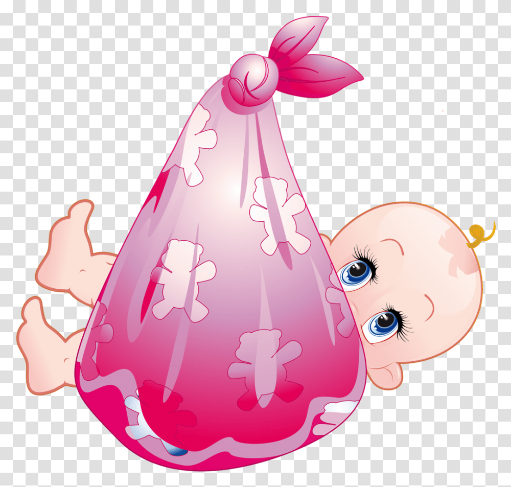 Beb Amp Gestante Baby Girl Clipart Baby Images Baby Clipart Baby Girl, Plant, Beverage, Dove Transparent Png