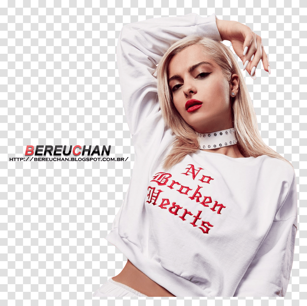 Bebe Rexha Image Bebe Rexha No Broken Hearts Album, Sleeve, Person, Sweatshirt Transparent Png