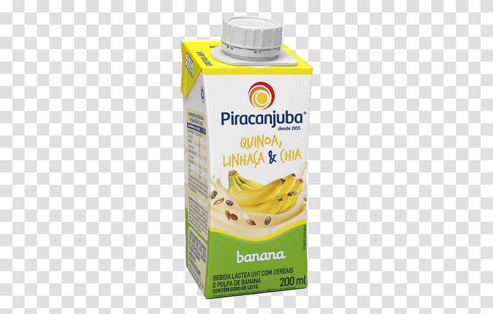Bebida Lactea Piracanjuba, Plant, Food, Banana, Fruit Transparent Png