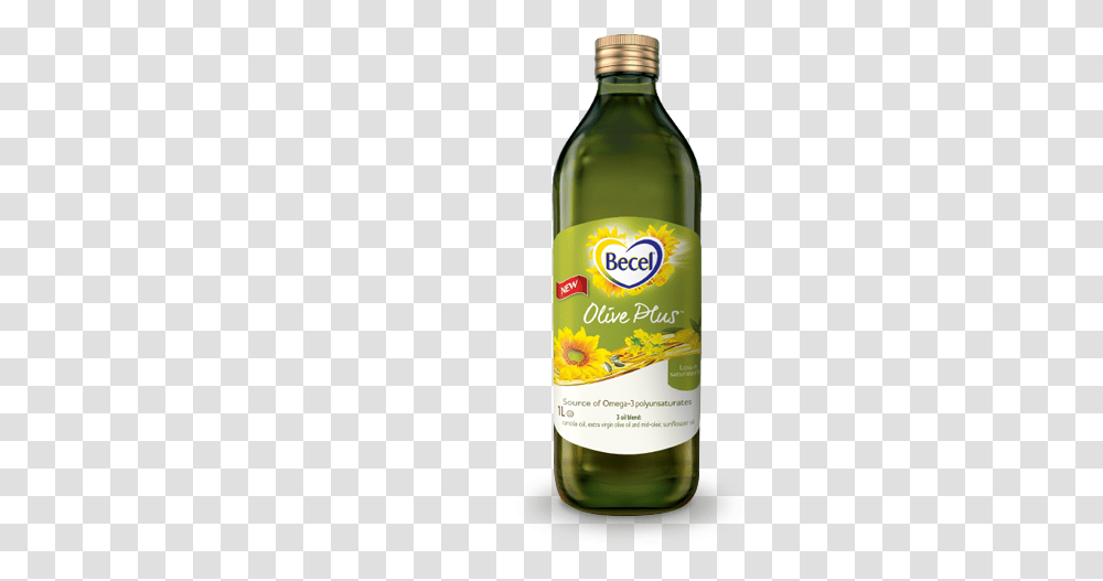 Becel Olive Plus D Huile De Canola, Beverage, Bottle, Beer, Alcohol Transparent Png