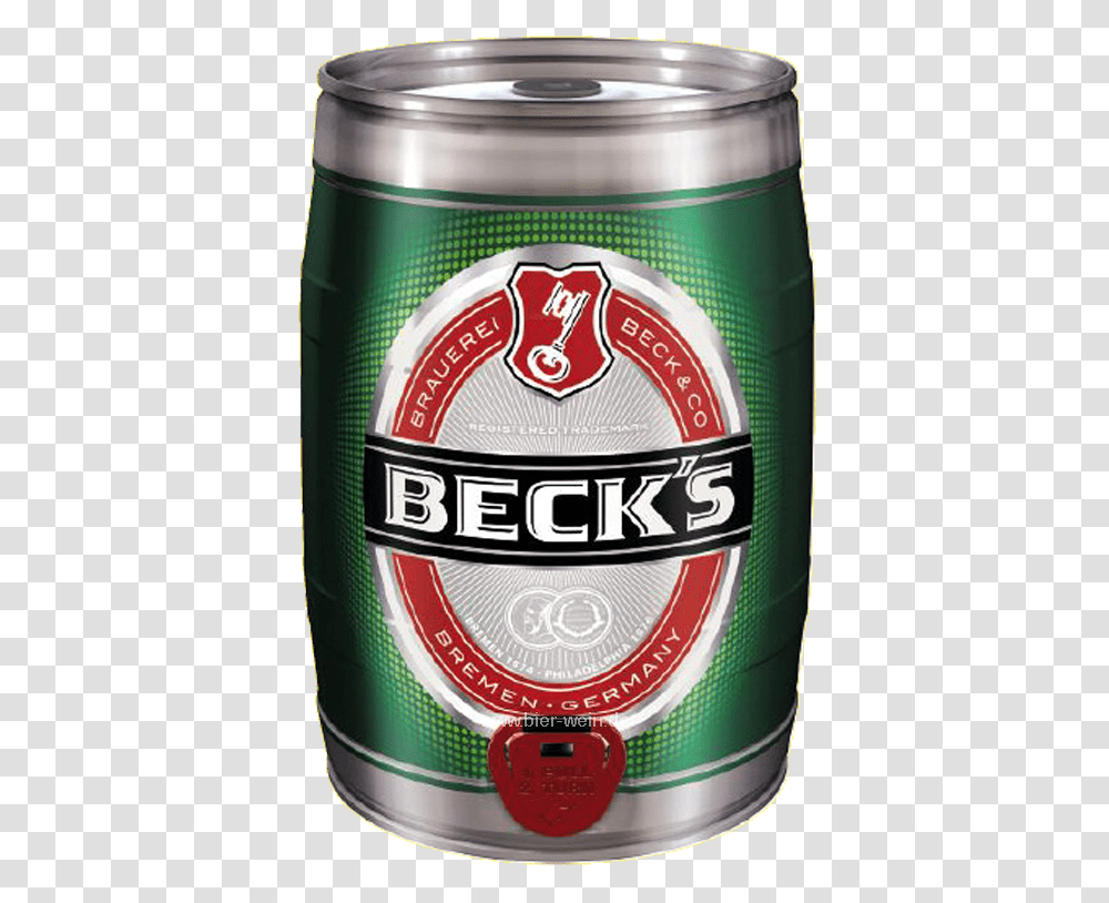 Becks Pils German Beer Keg 5000 Ml 500 Cl Can Guinness, Alcohol, Beverage, Drink, Lager Transparent Png