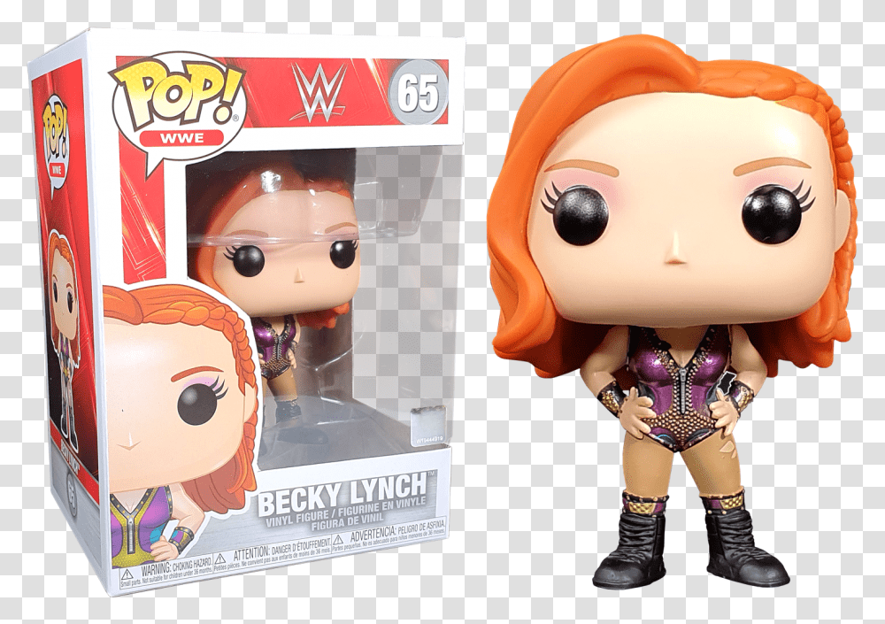 Becky Lynch Funko Pop, Doll, Toy, Figurine, Barbie Transparent Png