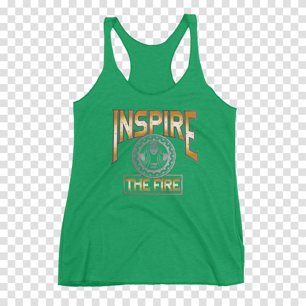 Becky Lynch Inspire The Fire Womens Racerback Tank, Apparel, Tank Top, T-Shirt Transparent Png