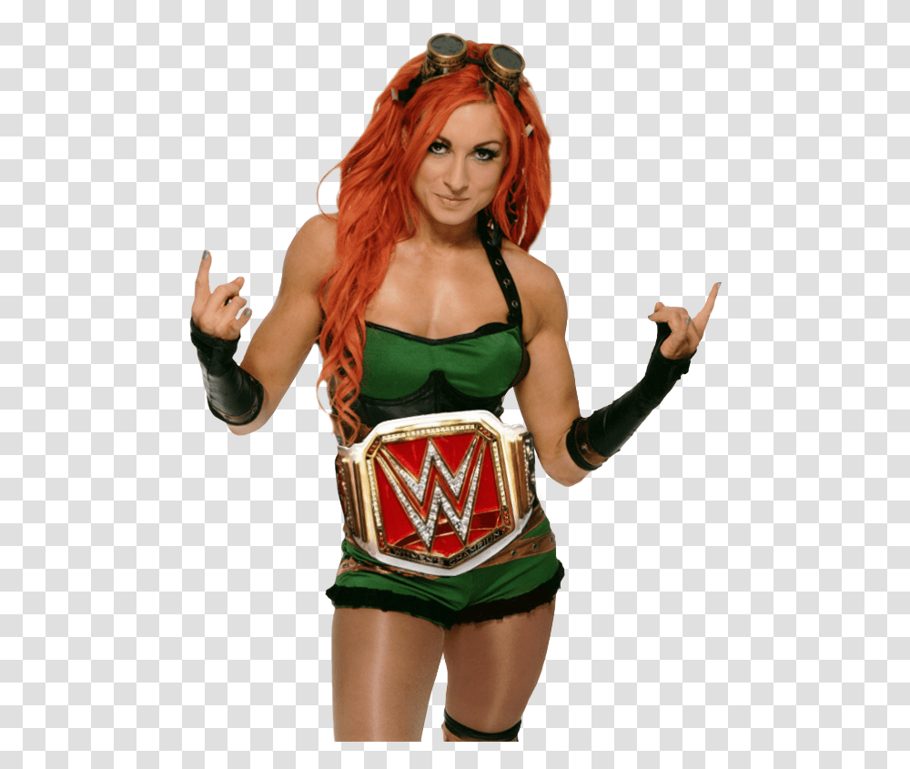 Becky Lynch Online World Of Wrestling, Costume, Person, Human, Cosplay Transparent Png