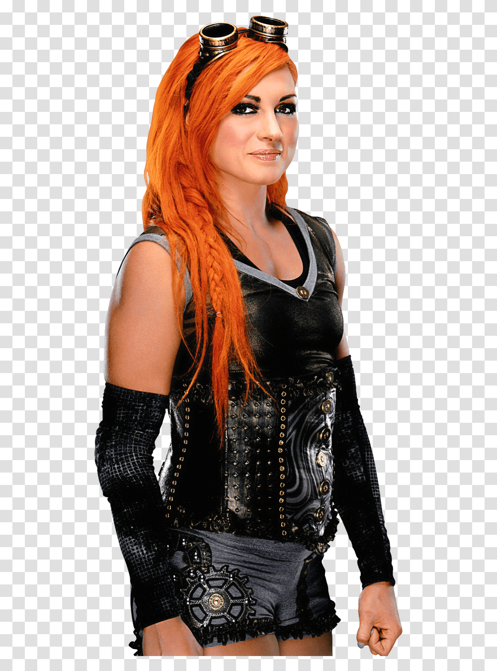 Becky Lynch Render, Person, Costume, Female Transparent Png
