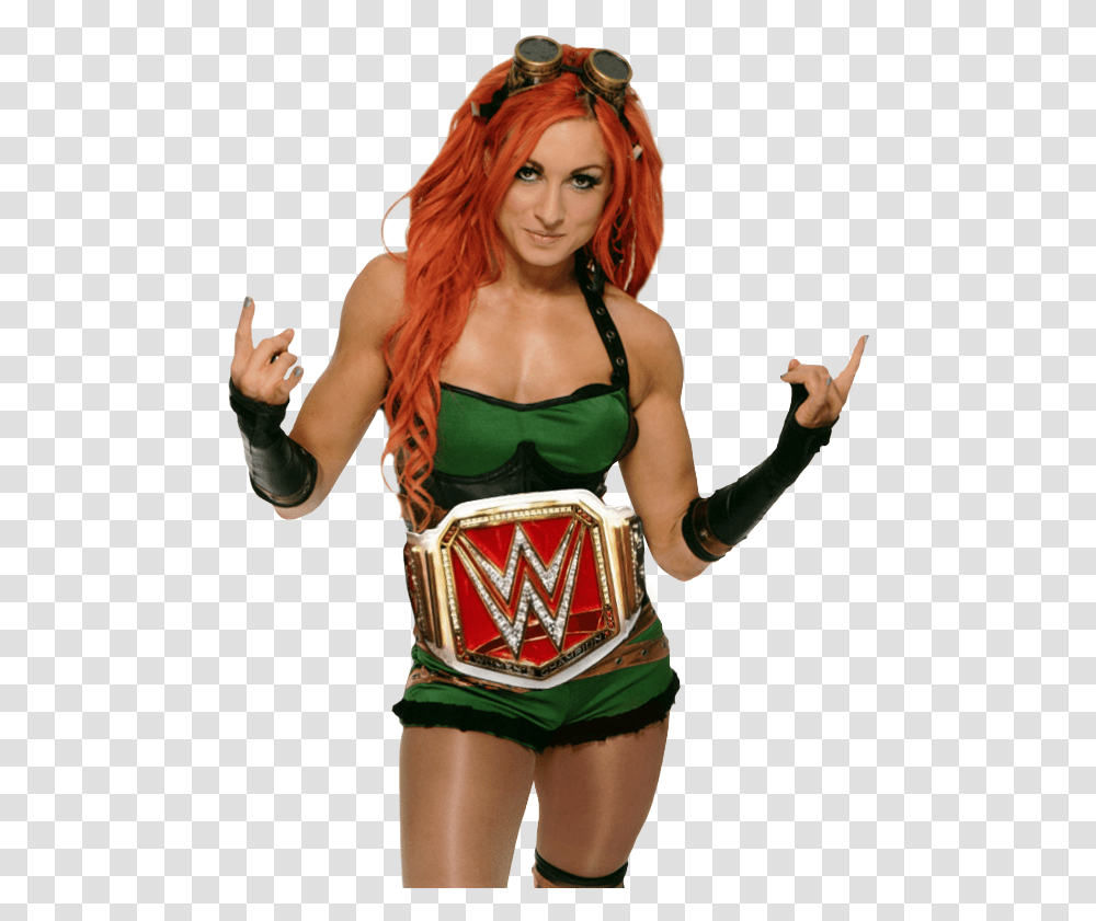 Becky Lynch Wwe Women's Champion Download Becky Lynch Raw Woman Champion, Costume, Person, Human, Cosplay Transparent Png