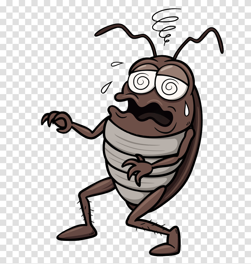 Bed Bug Control Cartoon Cockroach, Insect, Invertebrate, Animal, Wasp Transparent Png
