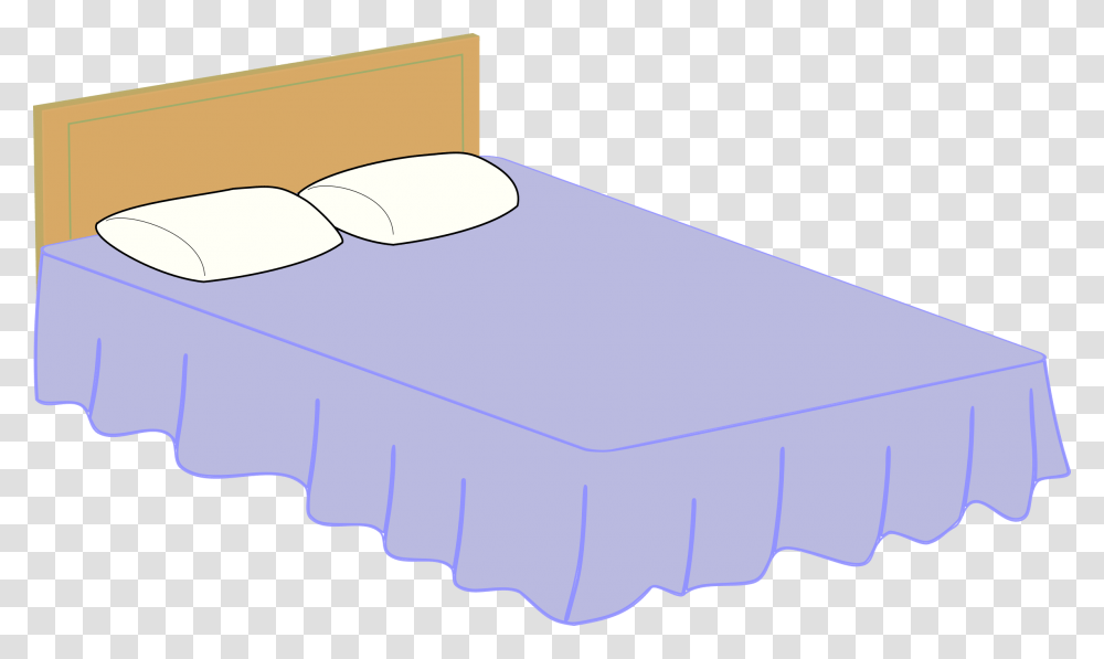Bed Clipart, Furniture, Tablecloth, Paper, Cushion Transparent Png