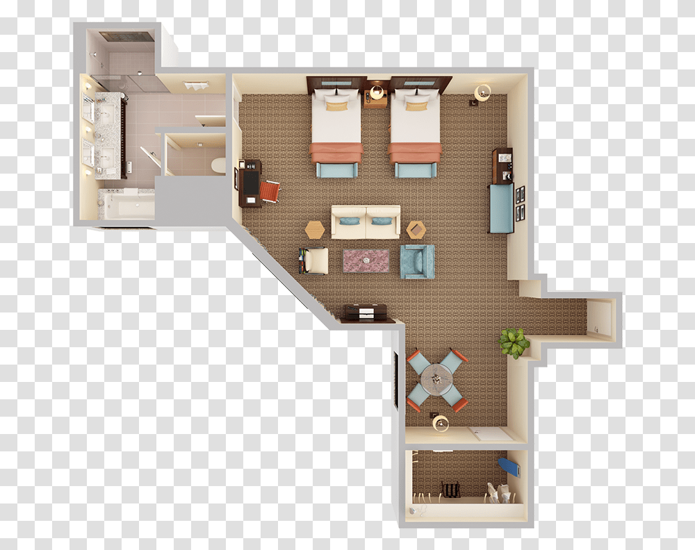 Bed From Top View Architecture, Floor Plan, Diagram, Plot Transparent Png