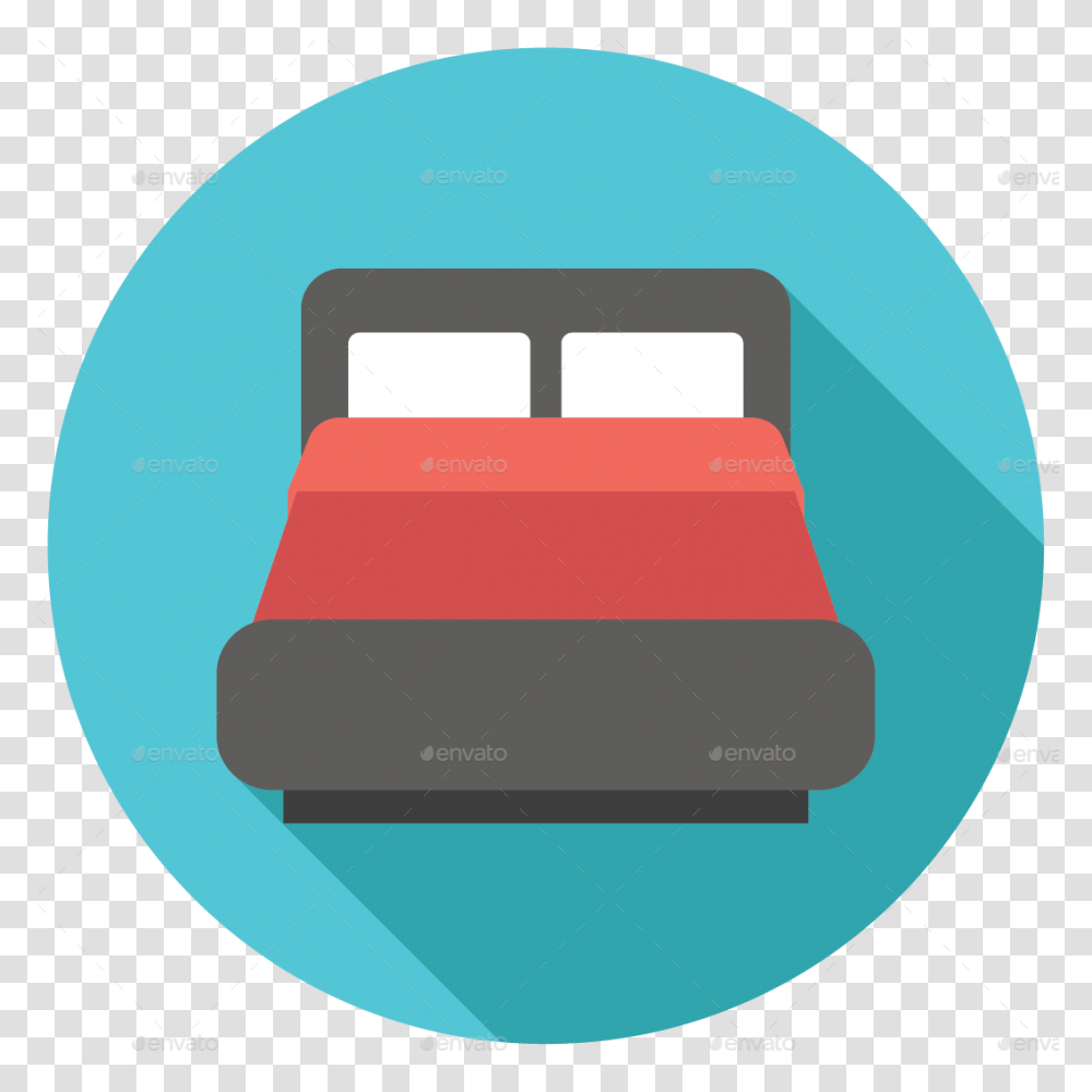 Bed Icon, Cowbell, Light, Security Transparent Png