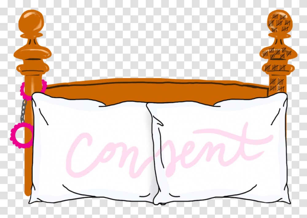Bed Illustration, Food, Paper, Pillow, Cushion Transparent Png