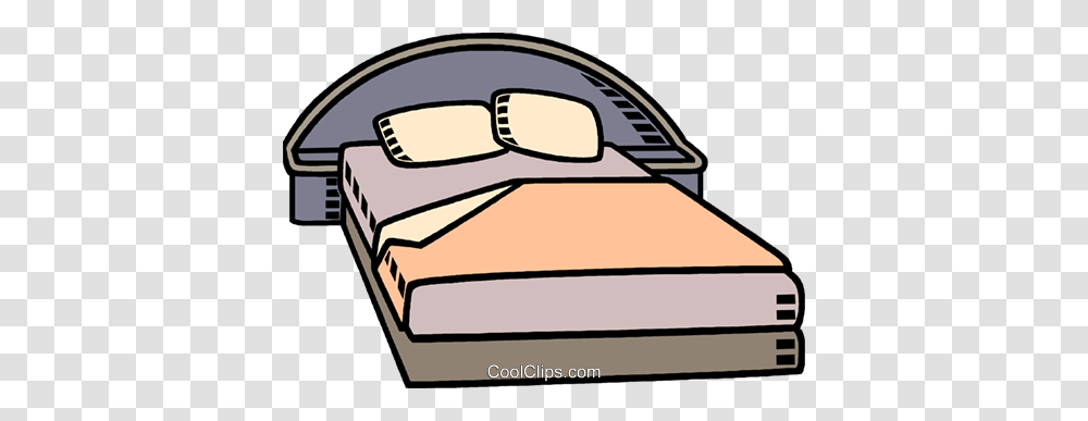 Bed Royalty Free Vector Clip Art Illustration, Word, Book, Diary Transparent Png