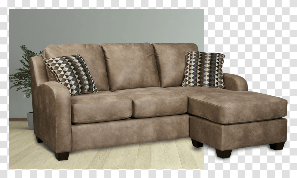 Bed Side View Ashley Alturo Sofa With Chaise, Furniture, Couch, Cushion, Pillow Transparent Png