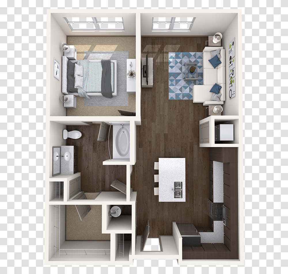 Bedroom Apartment Floor Plan, Shelf, Furniture, Diagram, Interior Design Transparent Png