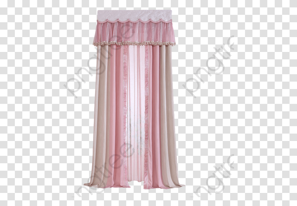 Bedroom Clipart Pink Curtain, Skirt, Apparel, Crib Transparent Png