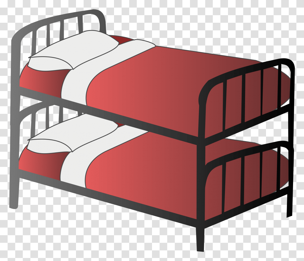 Beds Clipart, Furniture, Bunk Bed, Crib Transparent Png