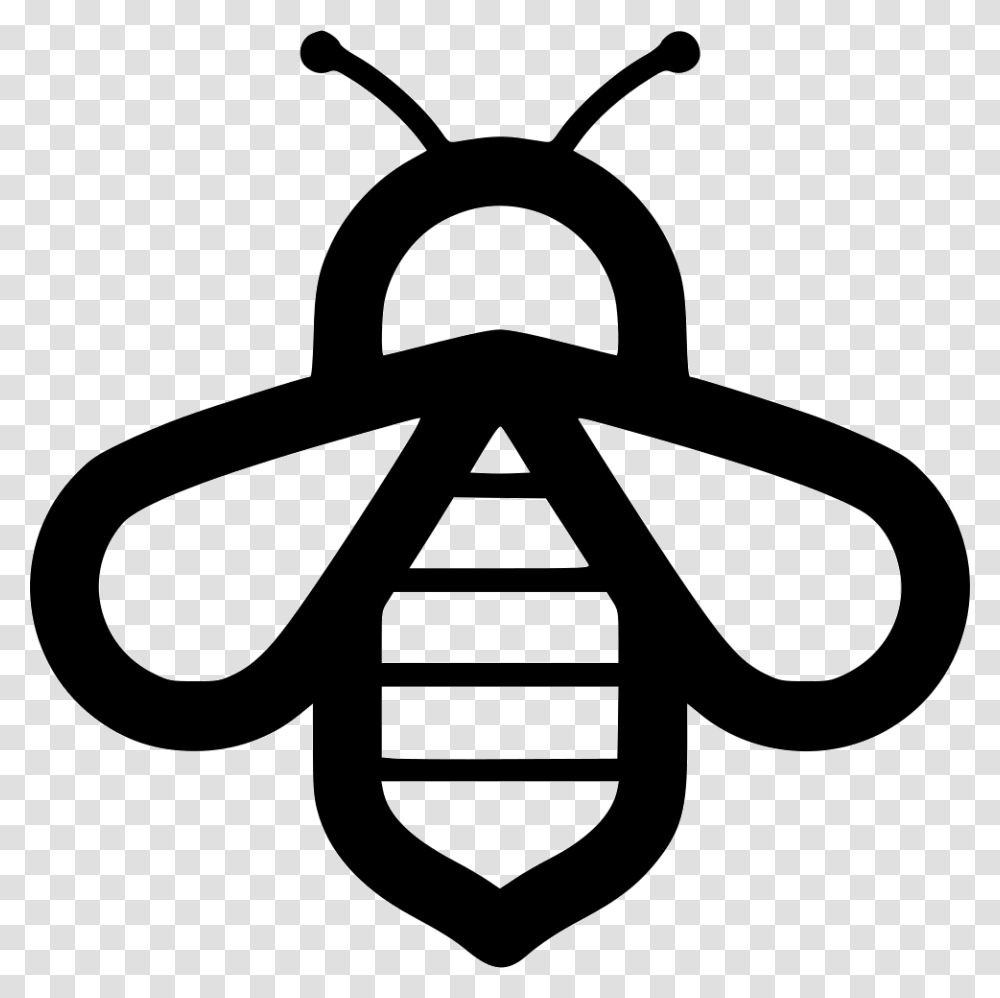 Bee Bee Icon, Stencil, Scissors, Blade, Weapon Transparent Png