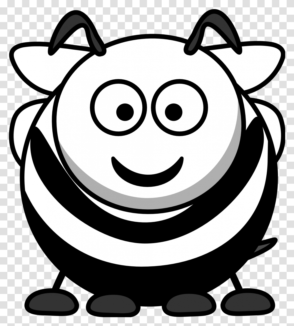 Bee Black And White Bee Clipart Black And White Free Bee Face Clipart Black And White, Stencil, Pig, Mammal, Animal Transparent Png