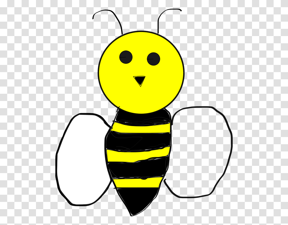 Bee Bumblebee Wasp Humlebi, Light, Hand Transparent Png