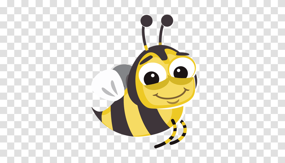 Bee Cartoon Bug, Animal, Invertebrate, Wasp, Insect Transparent Png